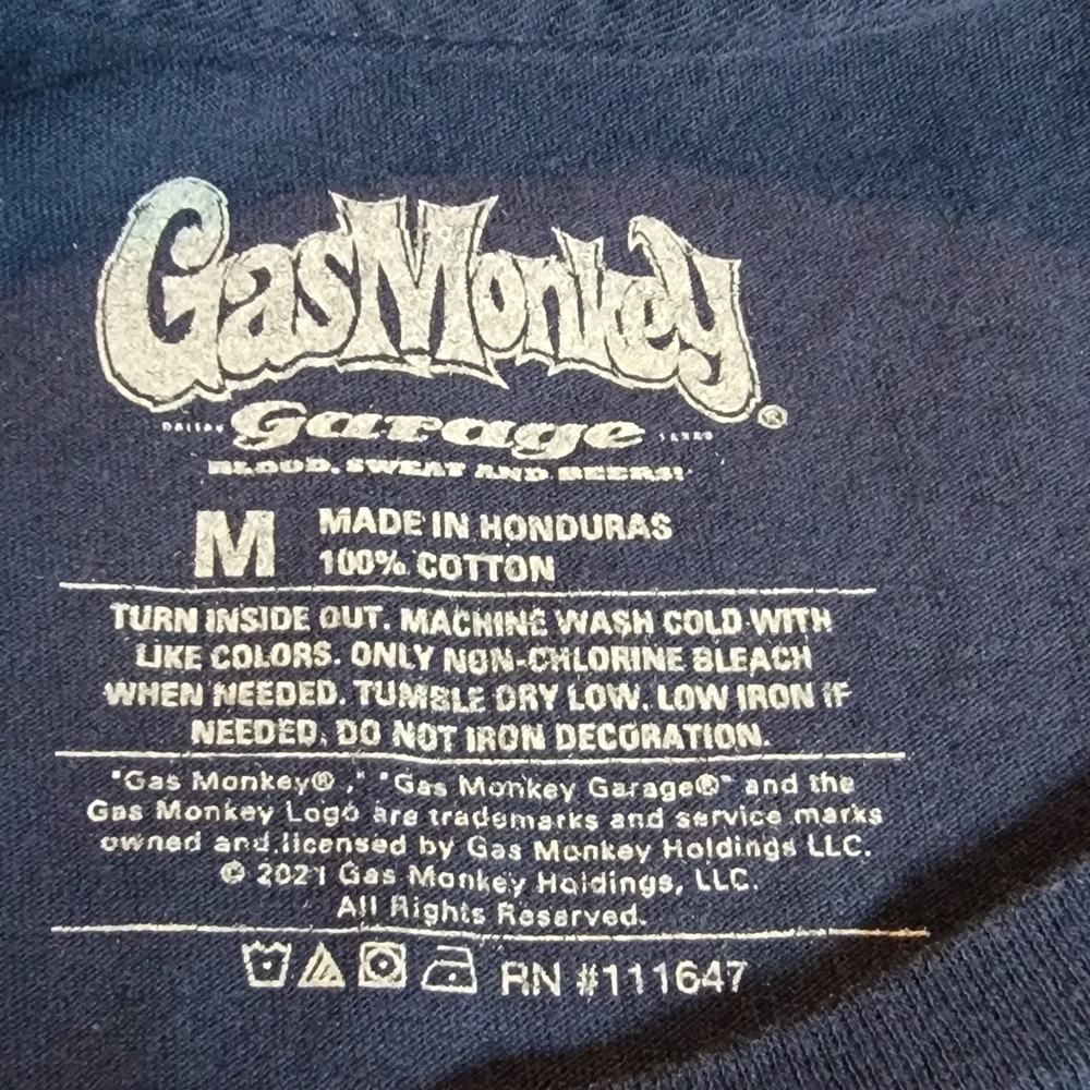 Gas Monkey Garage Navy Graphic Tee - Picture 7 of 7